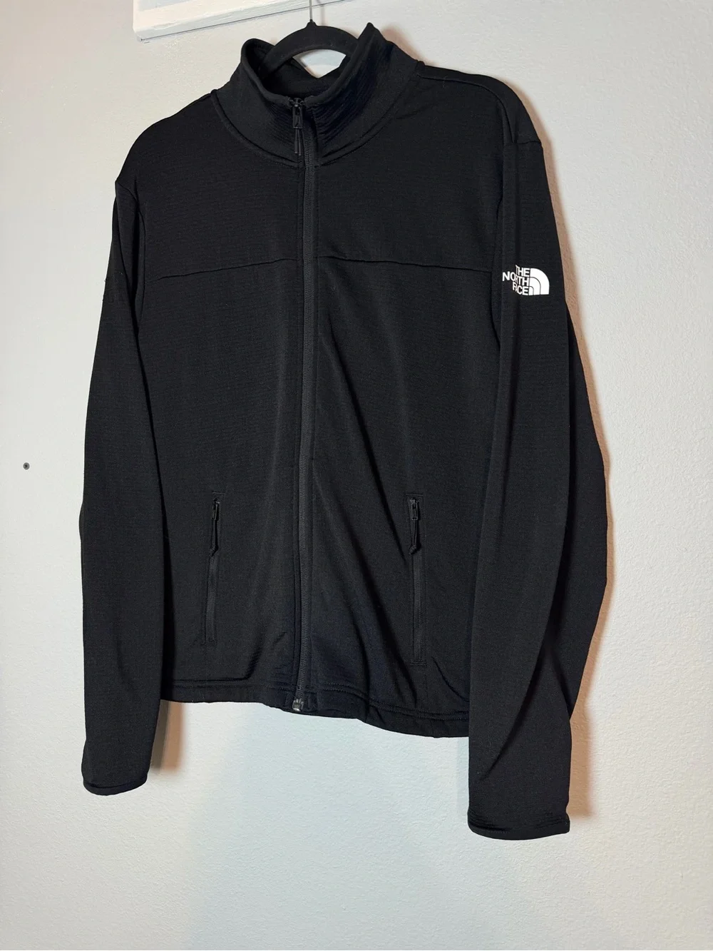 The North Face Aim Full Zip Fleece Jacket Medium Black Mens Unisex